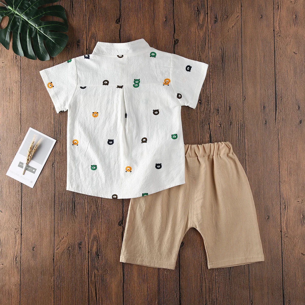 Boy Clothes 2PCS Infant Kids Baby Short Sleeve Shirt Top + Pants Outfit Set 2020 Summer |