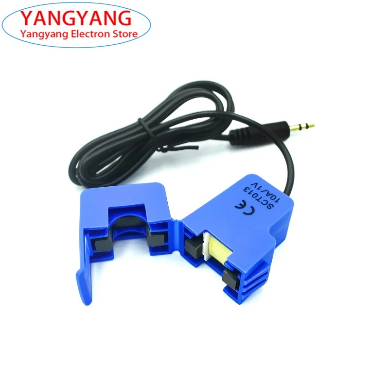 

Open-Close Current Sensor SCT013 SCT-013-000 10A 20A 30A 50A 60A 100A Non-invasive AC Retractable Split Core Current Transformer