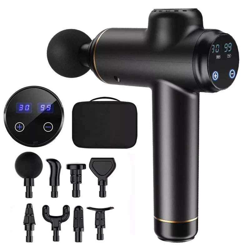 

Массажный пистолет с ЖК-дисплеем, 30 скоростей