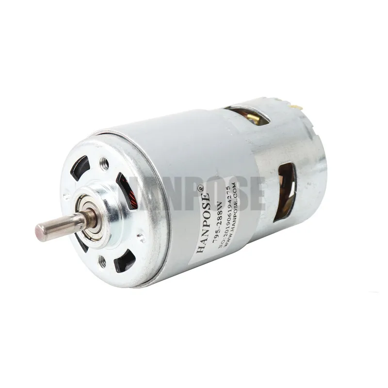 Прочный двигатель постоянного тока 795 180 Вт 12 В ЩЕТОЧНЫЕ двигатели 288 24 телефон с