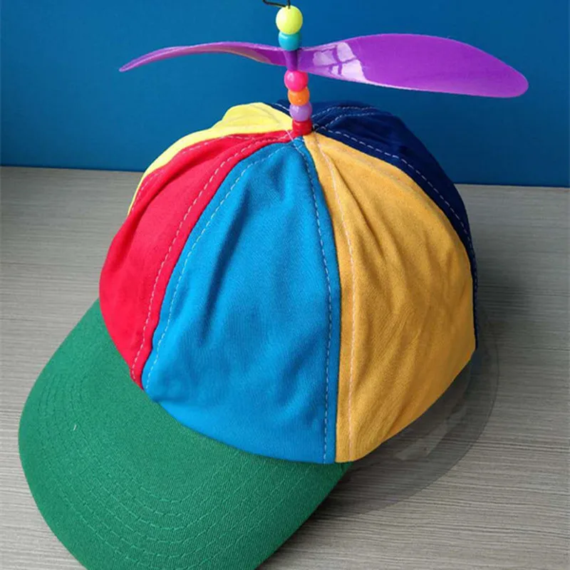 Бейсболки с пропеллером на вертолете Цветные Лоскутные кепки шляпа от солнца