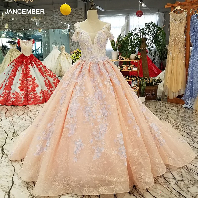 Розовое вечернее платье LS78440 2020 светильник фиолетовыми цветами с большим круглым