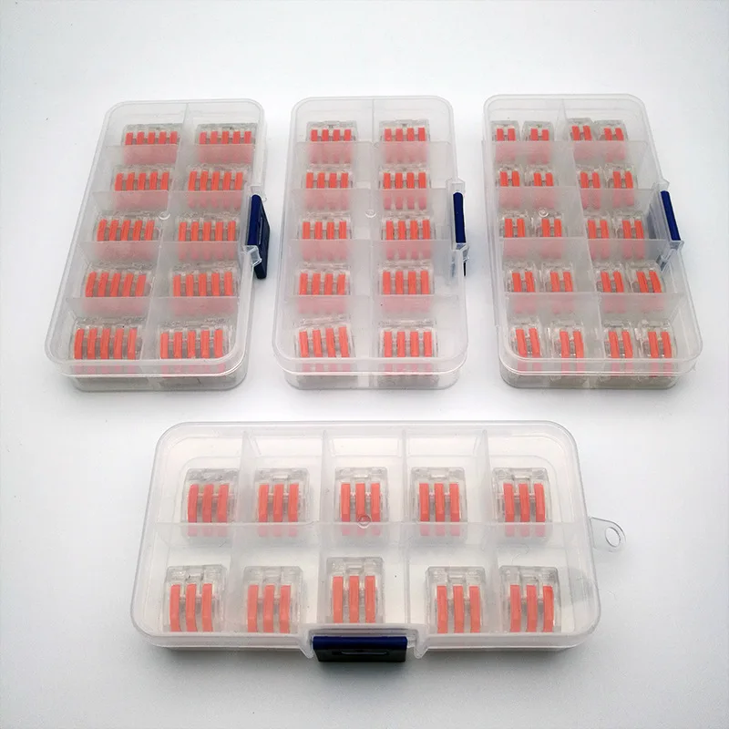 60 шт. Pct быстрое соединение терминала будет электрический ток разъем в коробке