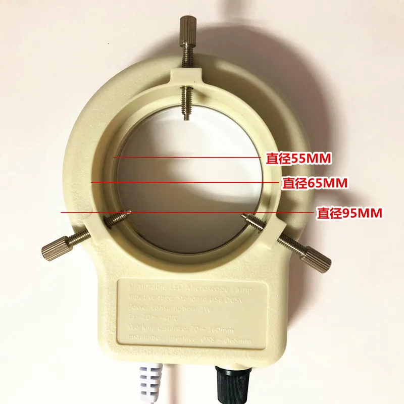 48 шт. светодиодная УФ лампа для микроскопа 65 мм|led microscope|microscope led ring lightuv light |