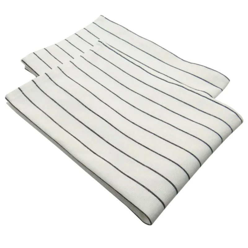 

2pcs 100% Pure Cotton Table Napkin Kitchen Towel Dish Towel Cleaning Cloth Tea Towel Printed Durable ,40x60cm Stripe Plaid
