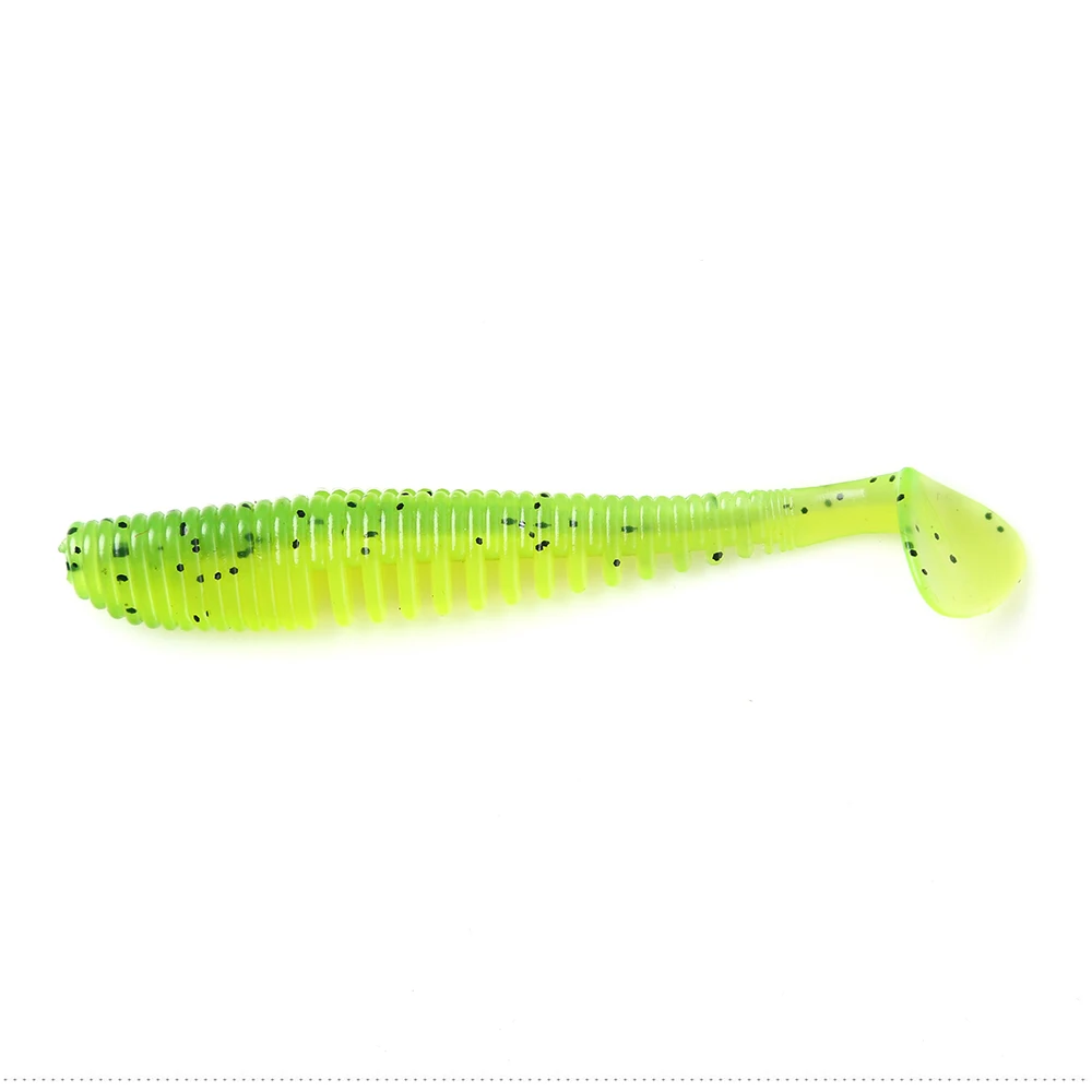 JOHNCOO Awaruna Fishing Lures 8cm 2.8g Artificial Baits Wobblers Soft Lures Shad Carp Silicone Fishing Soft Baits With UV