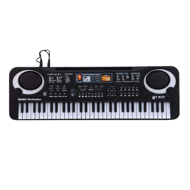 

61 Keys Digital Multifunction Music Electronic Keyboard Key Board Electric Piano Children Gift Eu Plug