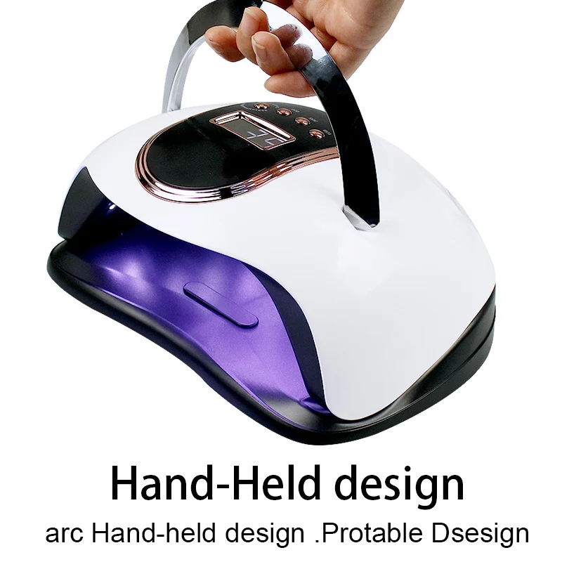 

72W Uv-Lamp Curing-Light for Drying Nail Polish Gel Manicure-Gel-Nail-Dryer with Smart Sensor Hand Phone Holder Manicure Tools