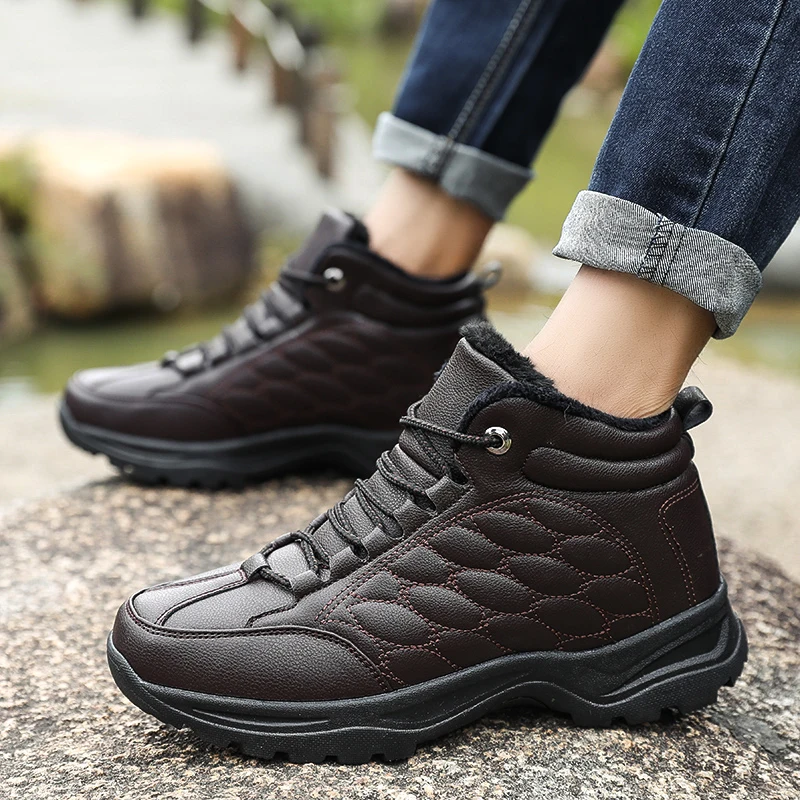 

Hot Sale Men Cotton Shoes Men's Winter Sneakers Tenis Masculino Adulto Male Warm Hard-Wearing Outdoor Men Snow Boots Casual