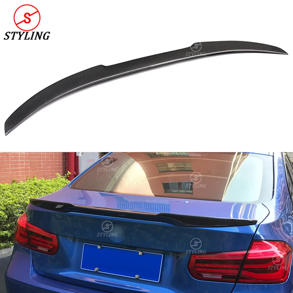 F30 УГЛЕРОДНЫЙ спойлер M4 Стиль для BMW F80 M3 седан 320i 328i 335i 326d заднего багажника крыла