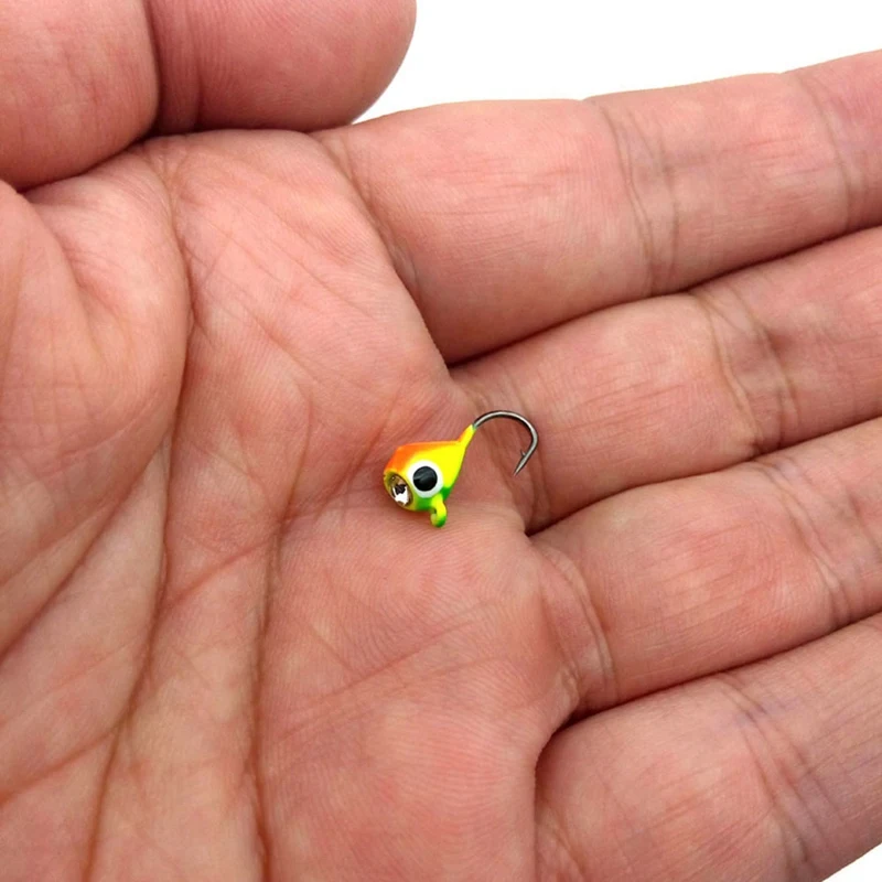 6 шт./лот зимняя ледяная приманка на рыболовный крючок мини-приманка рыба 15 мм/1 1 г