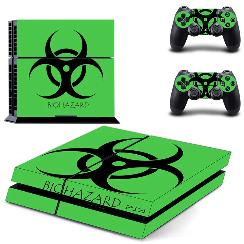 PS 4 sticker s PS4 наклейка обитель злой кожи Play station наклейки Pegatinas Adesivo для консоли