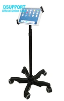 anti theft universal tablet display floor stand for 7 13 tablet holder with wheels