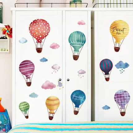 

DIY Balloon Kids Room Decoration Wall Sticker Creative Pictures for Baby Room Nursery Wall Decals Posters and Prints Mural