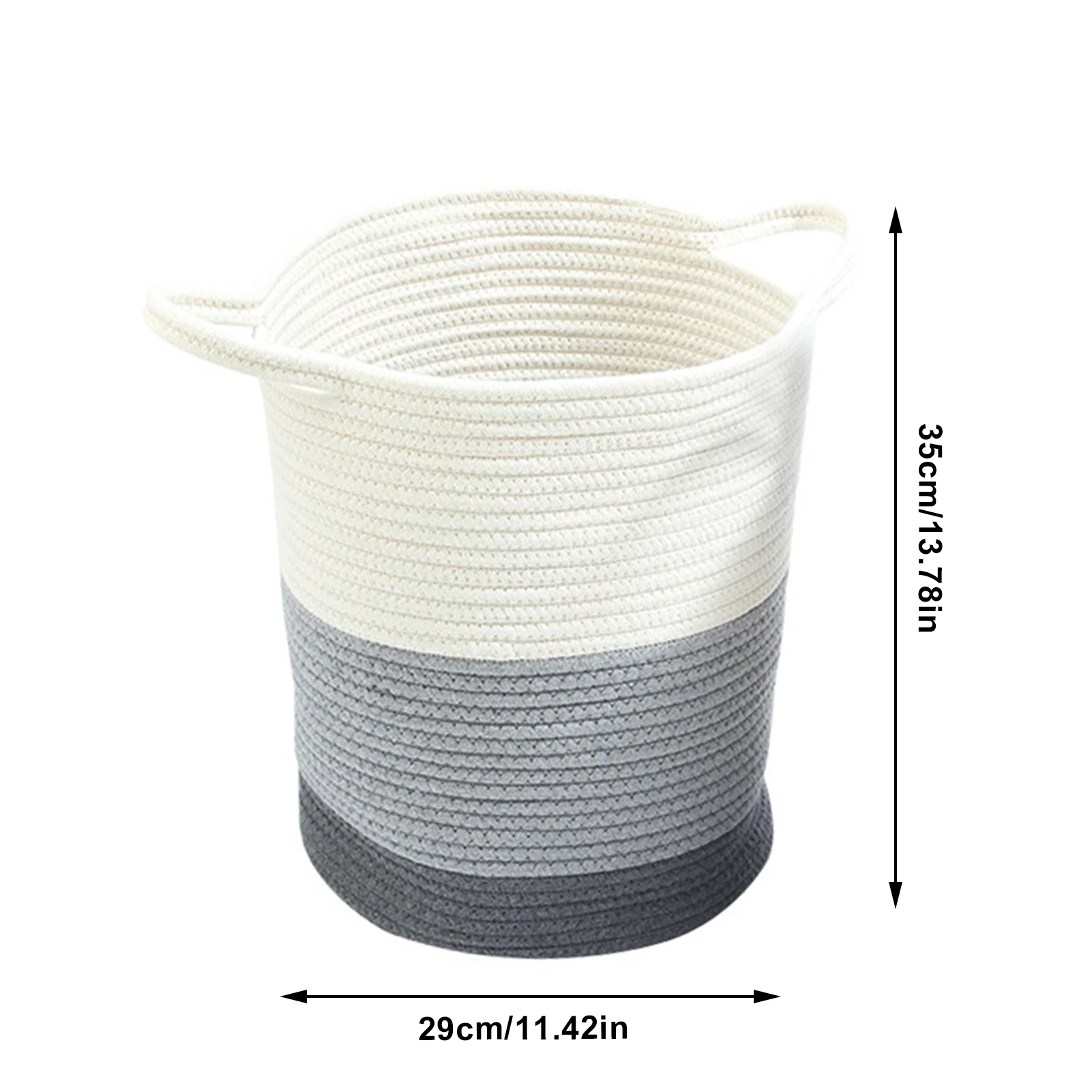 

Foldable Laundry Basket Cotton Rope Storage Barrel Dirty Clothes Sundries Laundry Hamper Household Storage Basket Organizers