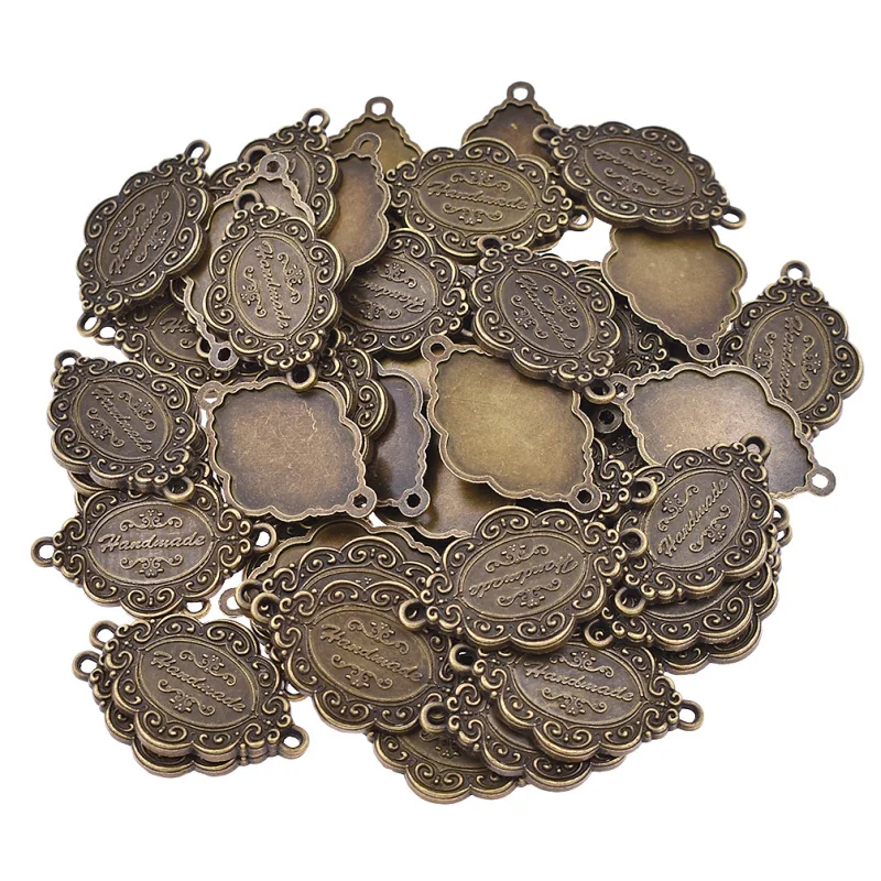 Этикетки женские металлические ручной работы 50 шт. бирки для аксессуаров | Дом и