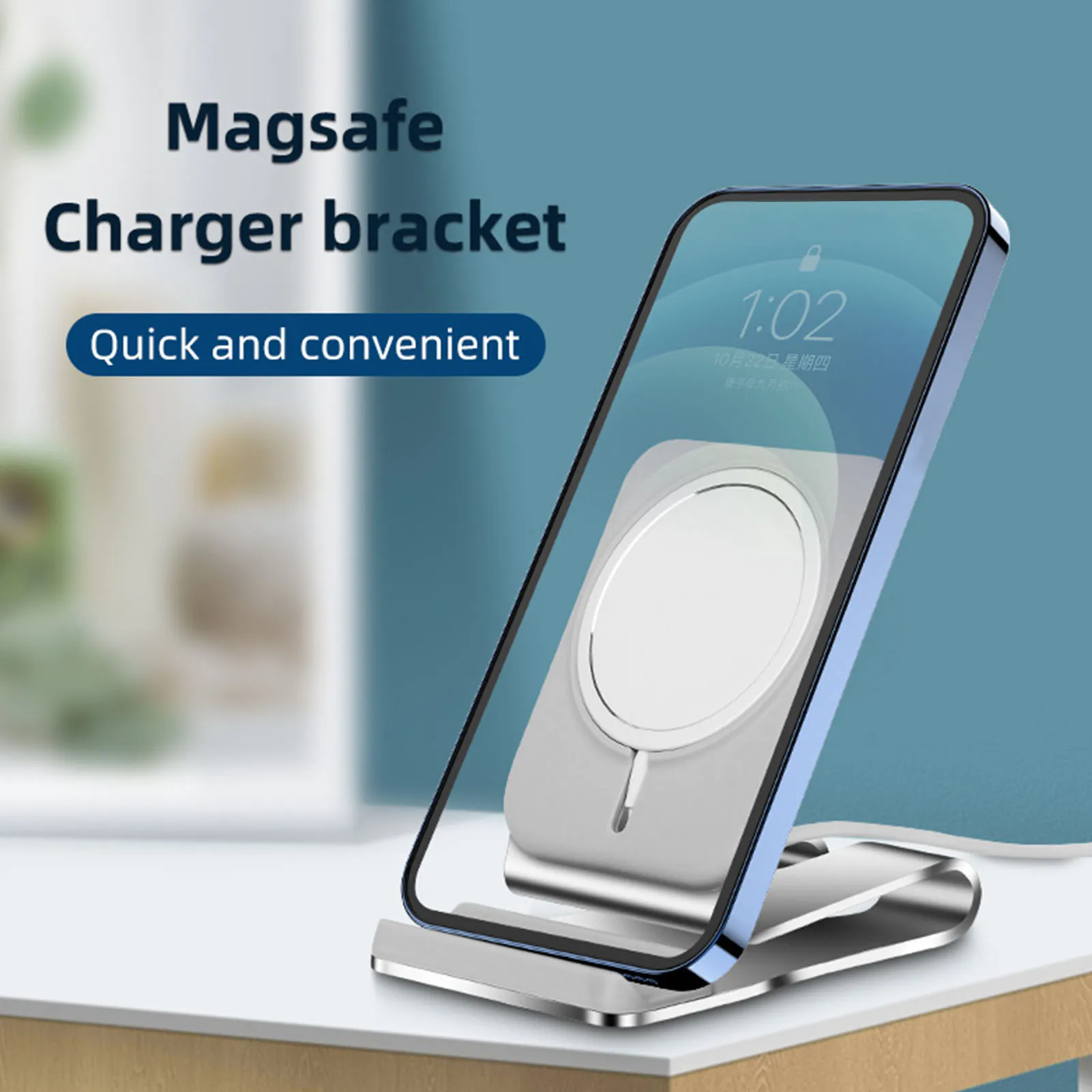 

2-in-1 Wireless Charger Stand For IPhone 12 11 Pro X XS Max XR 8 Fast Charging Dock Station Phone Holder
