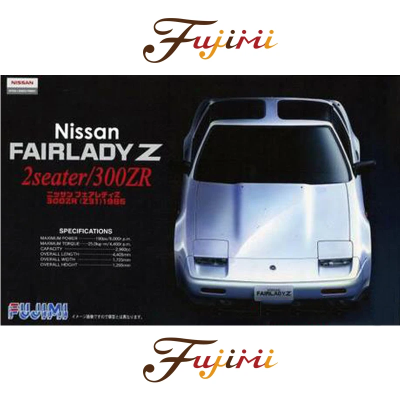 

Статическая Сборная модель автомобиля Fujimi, масштаб 1/24, Nissan Fairlady Z 300ZR 1986, модель автомобиля, комплект 04623