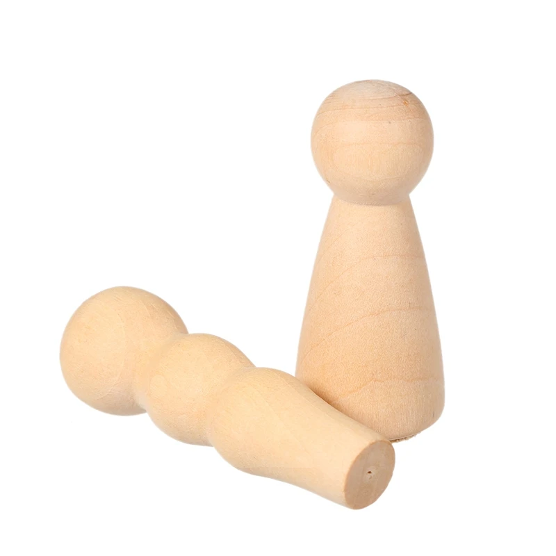 5 шт. Семья Изделия из дерева незаконченные деревянные двери Diy Искусство ремесло