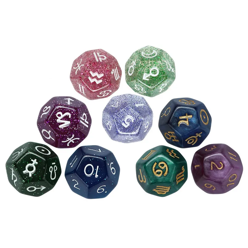 3 шт. Созвездие игра dnd Набор Игральных кубиков polyhedron D20 многогранные Акриловые Игральные Кости dobbelsteen 20 zijdig 30A20