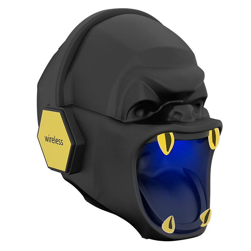 FUGN портативный Bluetooth динамик s Led череп стерео беспроводной с микрофоном тяжелый