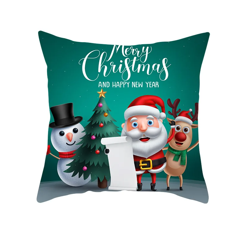 45x45 см Хлопковый чехол с надписью &quotMerry Christmas&quot подушка рождественские украшения