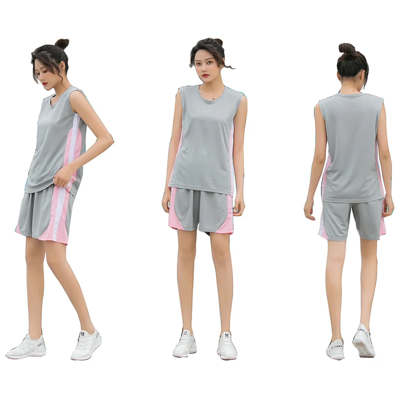 Женские баскетбольные майки спортивная одежда топ и шорты по индивидуальному