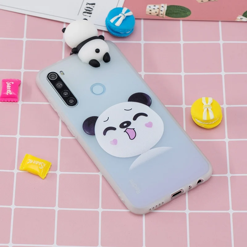 3D игрушки силиконовые для Xiaomi Redmi Note 8 чехол Redmi Note 8 Pro 8T 8A конфеты Мягкий мультфильм Redmi Note 8 чехол Redmi Note 8 Pro Чехол