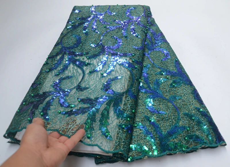 Новые африканские блестки кружева дизайн ткани высокого качества нигерийские