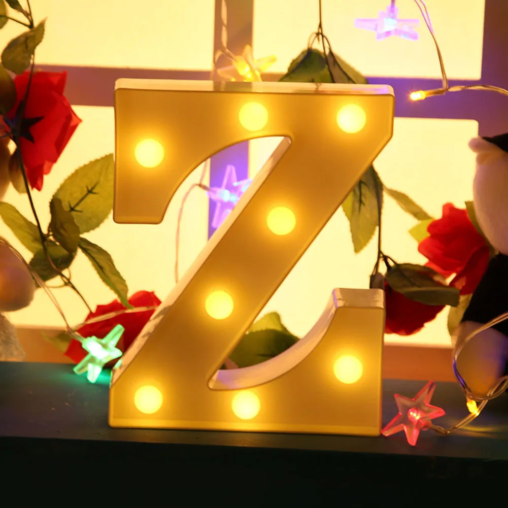 

3D Светодиодная Ночная лампа, 26 букв, знак шатра, настенный светильник, комнатное свадебное украшение для дома, ночник на Рождество (Y Z)