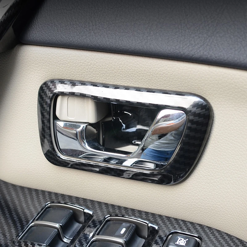 Для Mitsubishi Pajero V80 Shogun Montero Limited 2007 - 2019 интерьер автомобиля дверные ручки чаша рамка