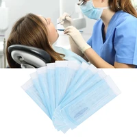 200 pcs self sealing bag dental supplies pvc pouch transparent film blue for sterilisatio