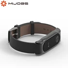 Ремешок для фитнес-браслета Mi Band 2 из натуральной кожи, аксессуар для Xiaomi Smart Band Mi Band 2