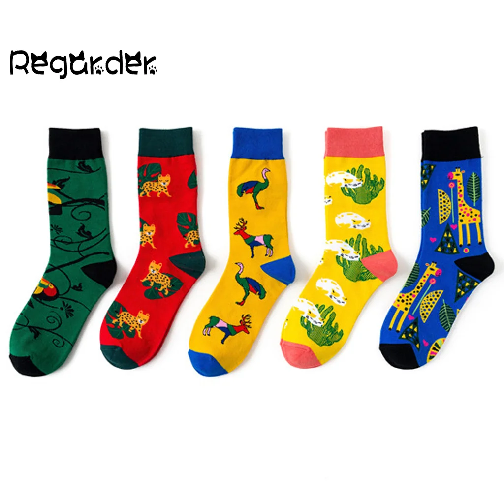 1 пара модных мужских и женских носков повседневные хлопковые носки унисекс с