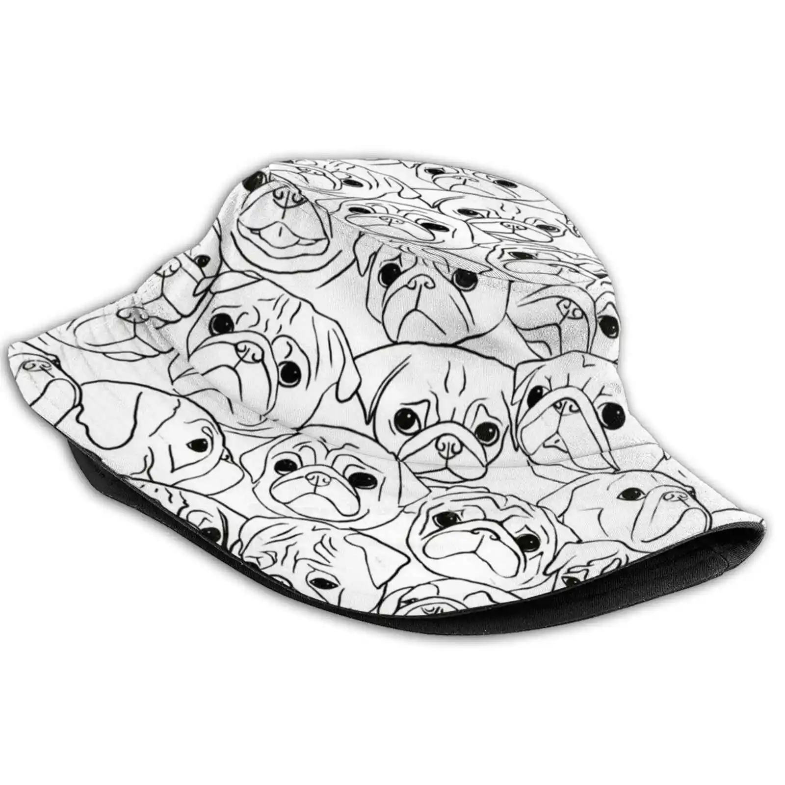 Рисунок для Мопсов рисунок в виде лески унисекс Летний стиль собак | Аксессуары