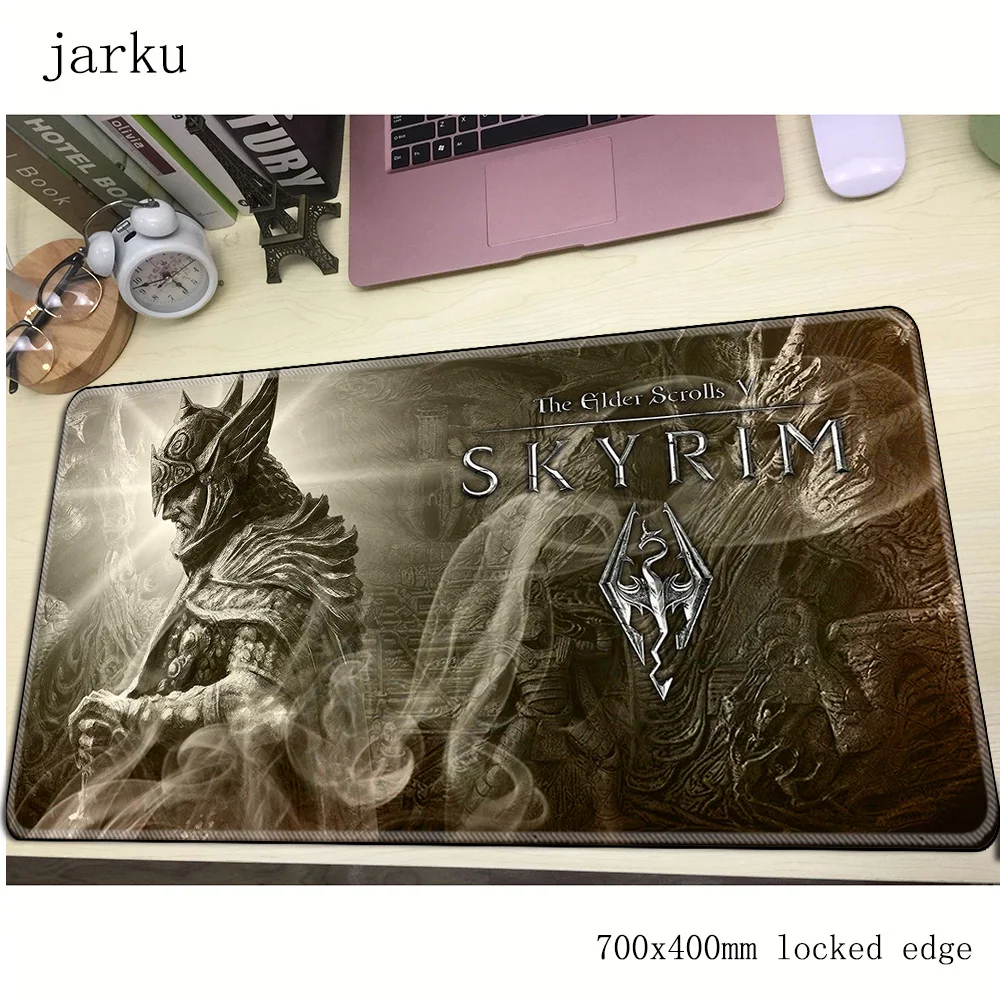 Игровой коврик для мыши skyrim 700x400 мм ноутбука большой игровой красивый Настольный