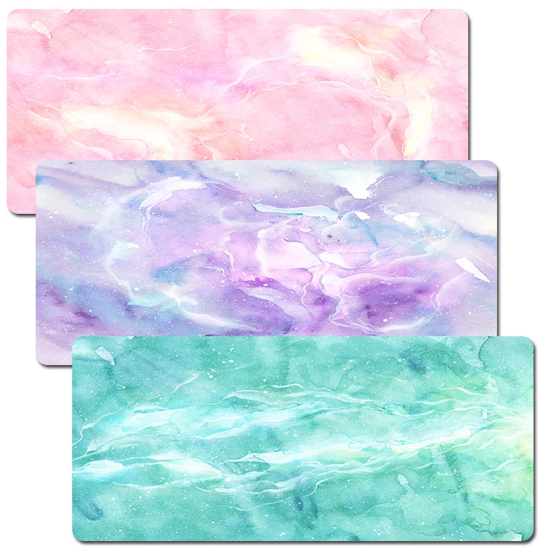 

iMice Large Marble Desk Pad Mouse Pad Chill Gamer Waterproof Leather kawaii Desk Mat Computer Keyboard Table Decoration Cover