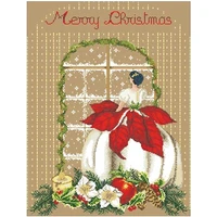 christmas flower beauty counted cross stitch 11ct 14ct 25ct 28ct diy chinese cross stitch kits embroidery needlework sets