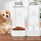 2,1 кг3.8L большой Ёмкость Автоматический фидер любимчика Еда собака Кот диспенсер для воды съемная чаша фонтана Пластик Безопасность товаров для домашних животных
