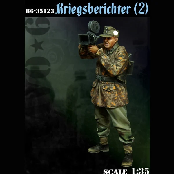 

1/35 Resin Soldier Model Kriegsberichter2 Battlefield Reporter 213