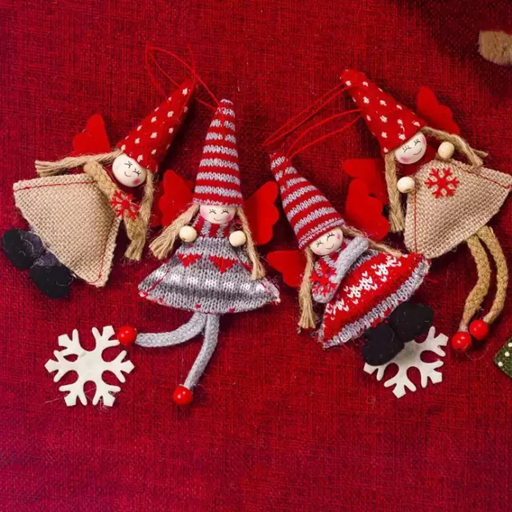 

Christmas Tree Closet Decoration Angel Girl Yarn Pendant