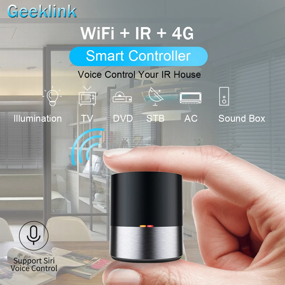 Geeklink мини умный дом универсальный пульт дистанционного управления ler WIFI + ИК
