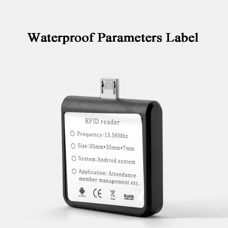125 кГц/13 56 МГц Мобильный телефон NFC/IC/ID/кард ридер RFID считыватель порт Micro USB