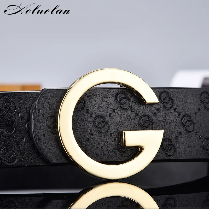 Высококачественный брендовый кожаный ремень Aoluolan высококачественный