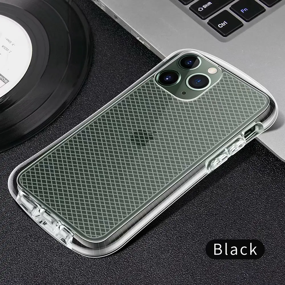 small waist design soft silicone luxury clear transparent protective cover for iphone 6 6s 7 8 plus x xr xs max 11 pro max free global shipping