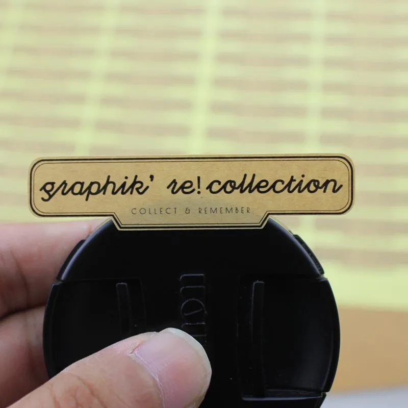 Низкая цена крафт-бумага клейкая наклейка этикетка печать экологически чистые