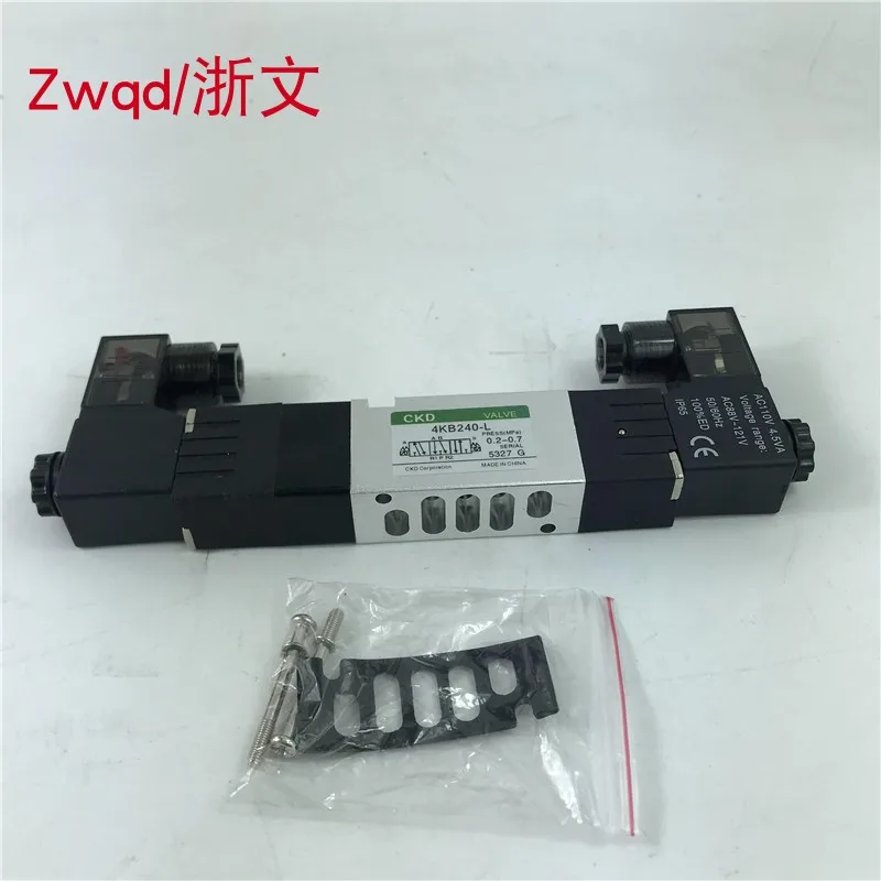 

Solenoid valve 4KB240-L-AC220V DC24V AC110V CKD directional valve