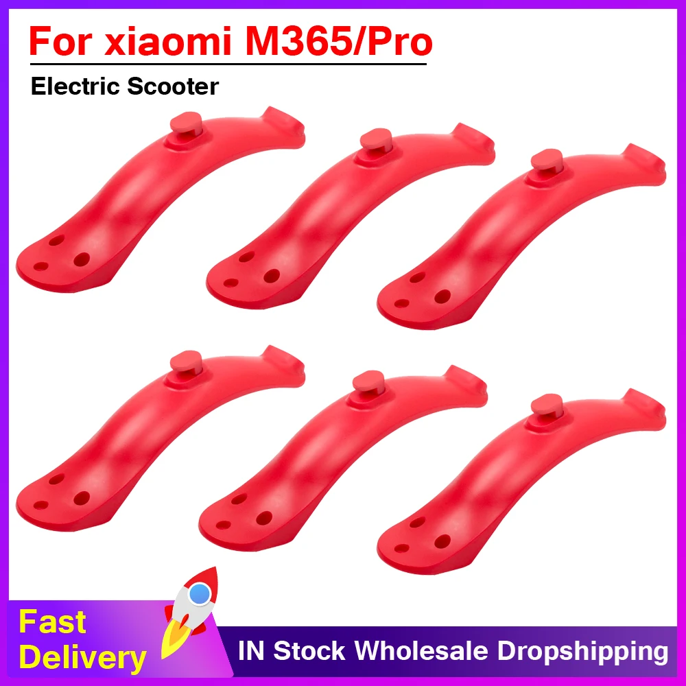 

6/10PC Upgraded Splash Fender Short Ducktail For Xiaomi M365/M187/Pro Scooter Rear Mudguard Back Wing Electric Scooter Accessory