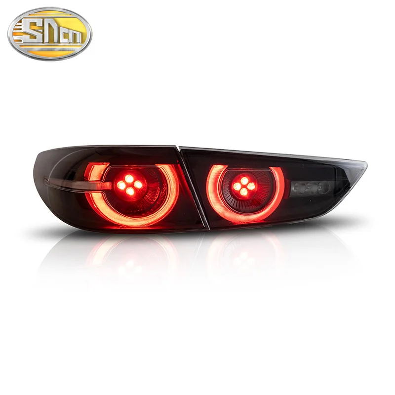 Car LED Tail Light Taillight For Mazda 3 Sedan 2019 - 2021 Rear Running + Brake Reverse Dynamic Turn Signal |