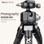 Штатив XILETU XLS324C + G54 для профессиональной фотографии, штатив из углеродного волокна, 360 градусов, панорамная шаровая Головка для зеркальных камер